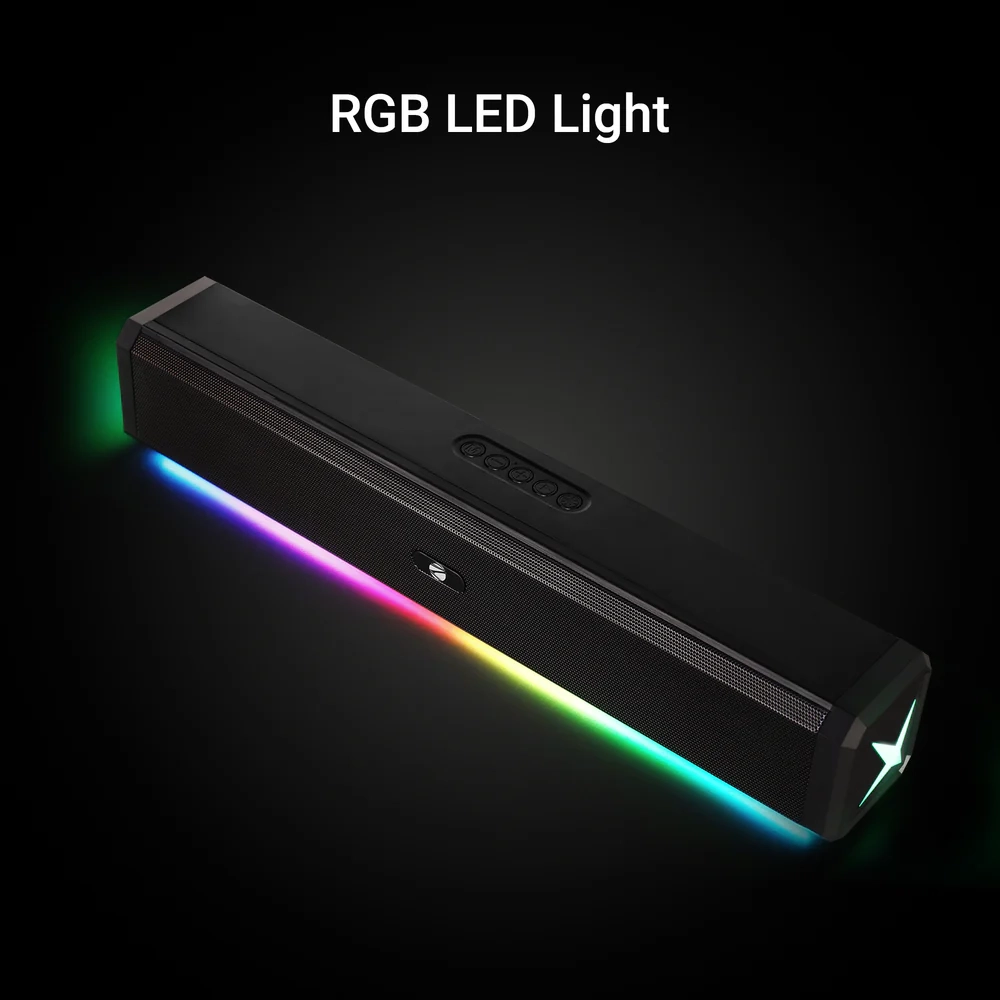 Zebronics Bluetooth Speaker Mini Soundbar RGB VITABAR 150 view 3